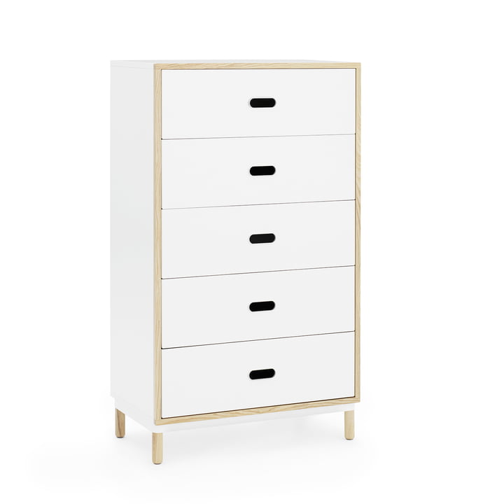 Kabino Sideboard with 5 drawers by Normann Copenhagen in white