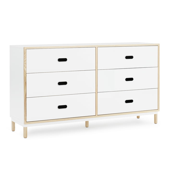 Kabino Sideboard with 6 drawers by Normann Copenhagen in white