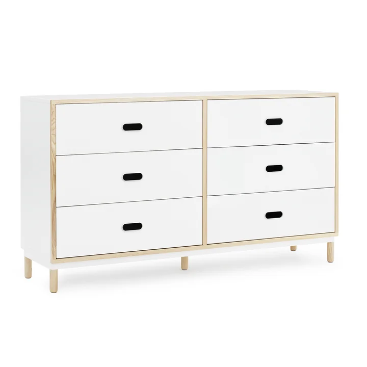 Kabino Sideboard with 6 drawers by Normann Copenhagen in white