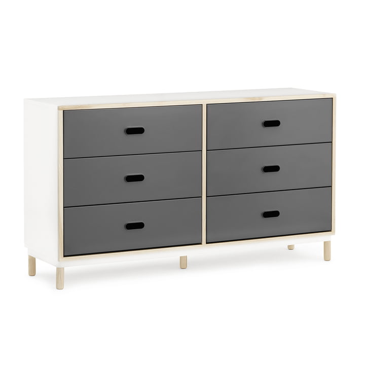 Kabino Sideboard with 6 drawers by Normann Copenhagen in grey