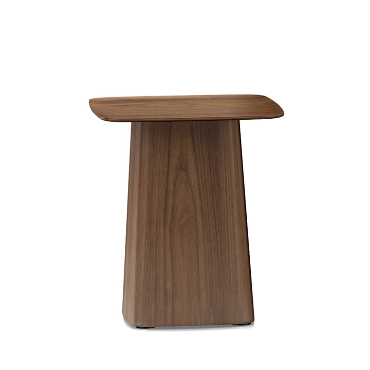 Small wooden side table from Vitra in walnut