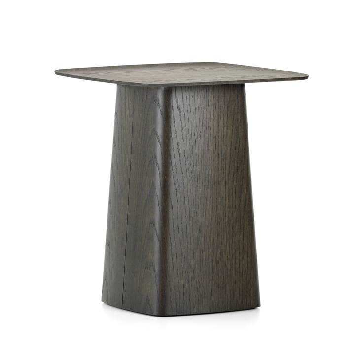 Medium wooden side table from Vitra in dark oak