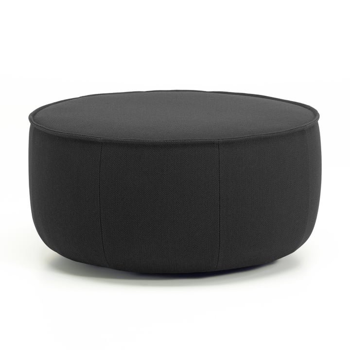 Large Mariposa Ottoman from Vitra in anthracite (Laser 03)