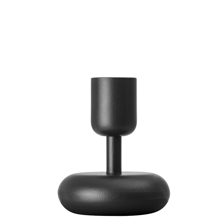 Iittala - Nappula candle holder 107 mm, dark grey