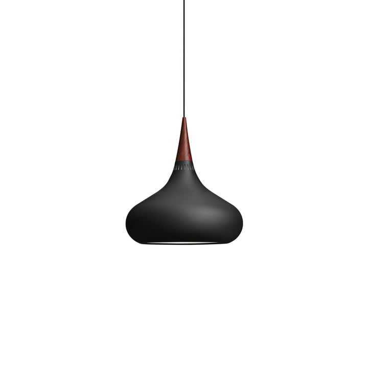 Orient Black Pendant Lamp P1 by Fritz Hansen in black matt