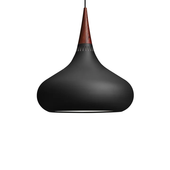 Orient Black Pendant Lamp P3 by Fritz Hansen in black matt