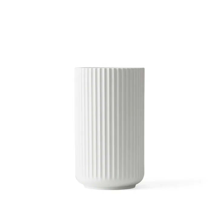 Lyngby Porcelæn - Lyngby Vase, white matt, H 12 cm