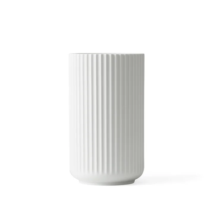 Lyngby Porcelæn - Lyngby Vase, white matt, H 15 cm