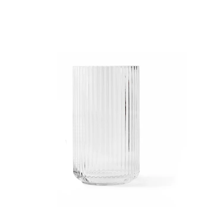 Glass vase H 12.5 cm from Lyngby Porcelæn in transparent