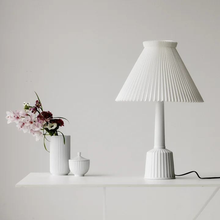 Bowl with Lid by Lyngby Porcelæn