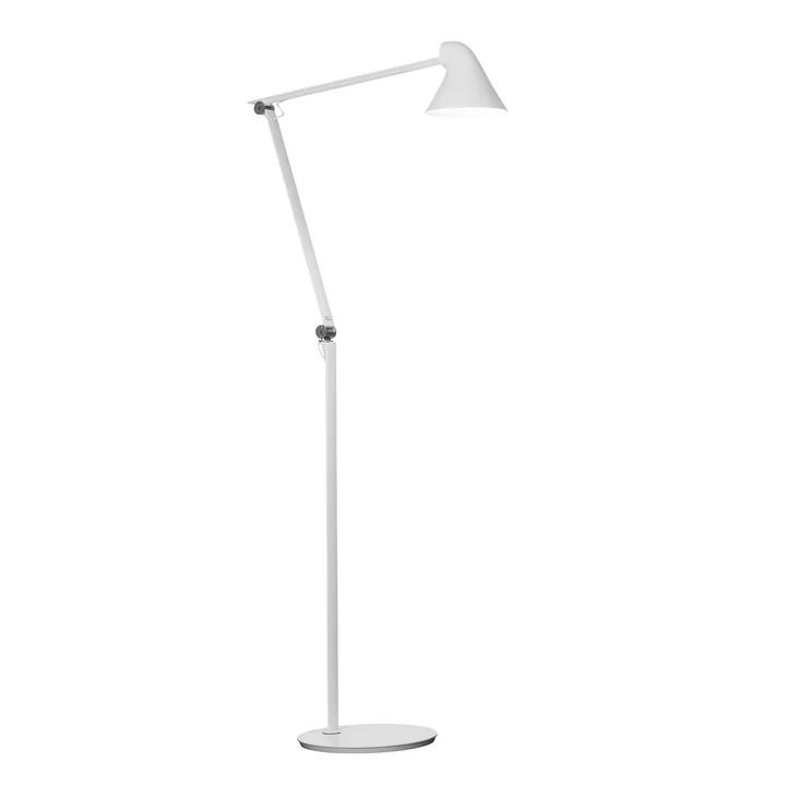 NJP LED floor lamp by Louis Poulsen in white