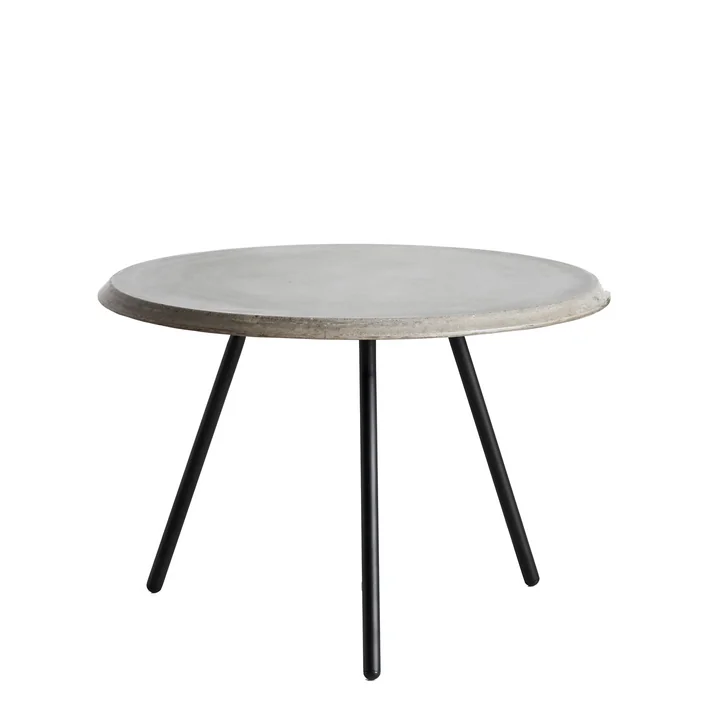Soround Side Table High Concrete from Woud