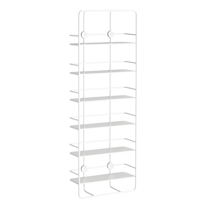 Coupé Vertical Shelf by Woud in white