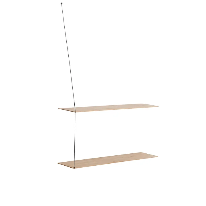 Stedge Wall shelf from soaped Woud in oak