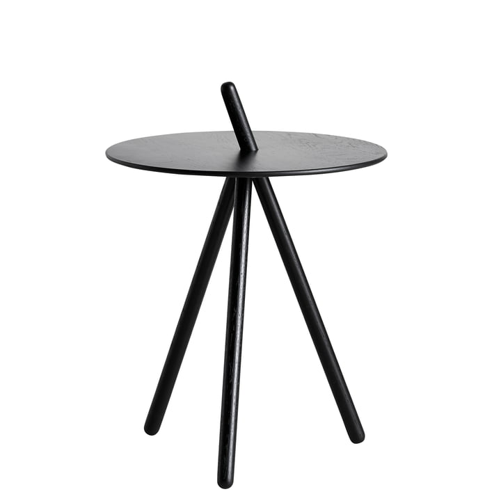 Come Here side table by Woud in black