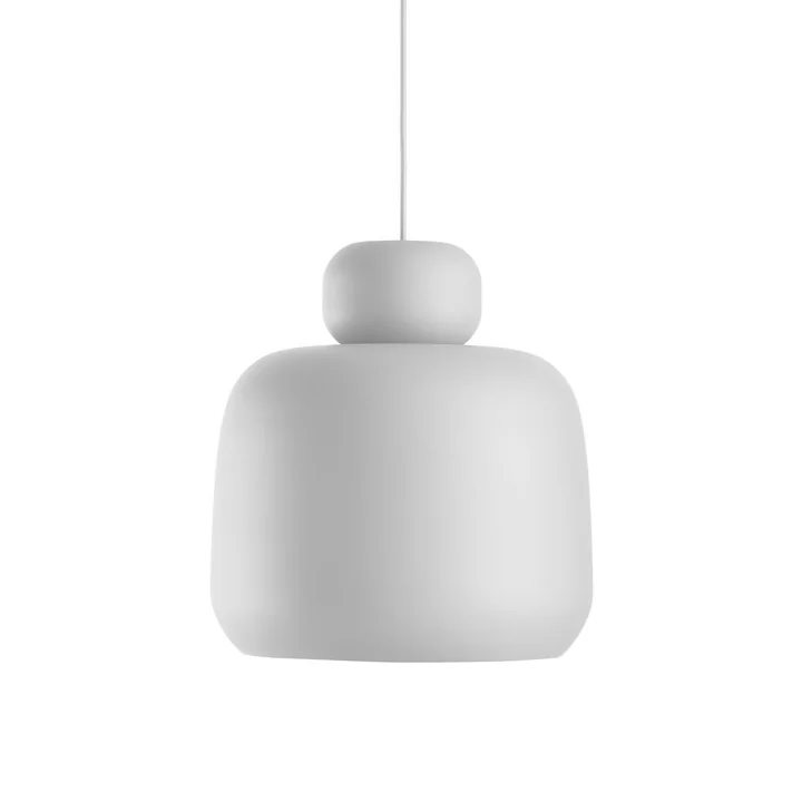 Woud - Stone Pendant lamp, small, white