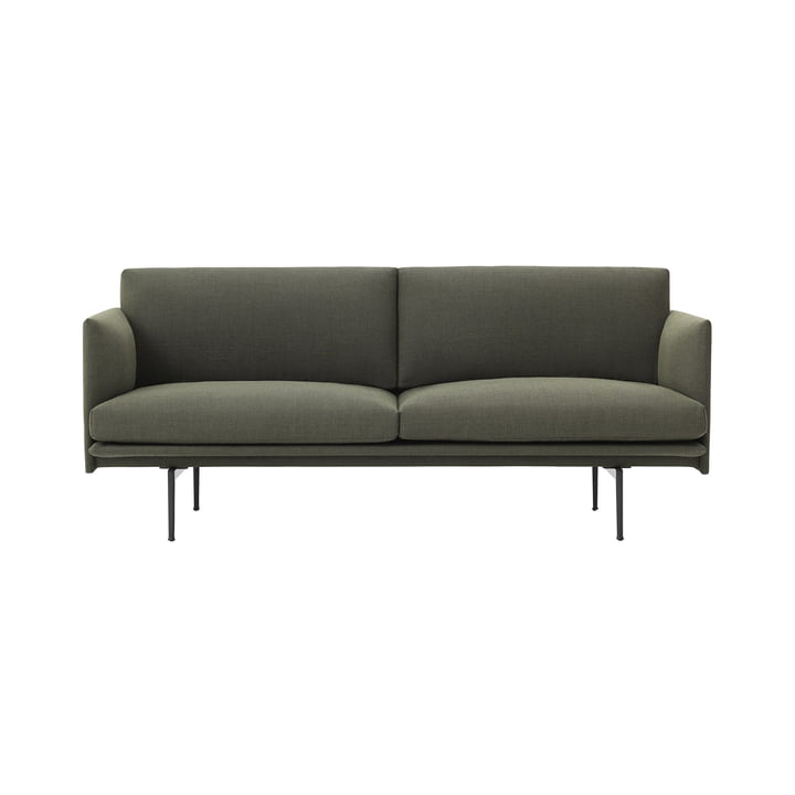 Outline Sofa 2-seater from Muuto in green