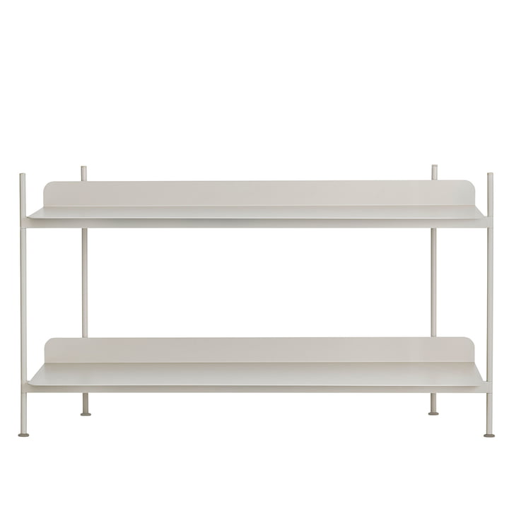 Compile Shelving System (Config. 1) by Muuto in grey