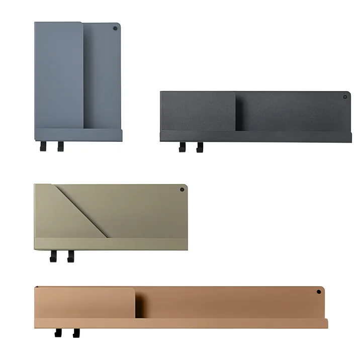 Folded shelf in three sizes