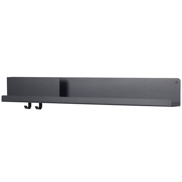Large Folded Shelf 96 x 13 cm by Muuto in Black