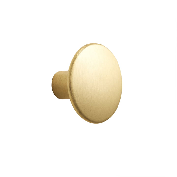 Wall hook " The Dots Metal " Single Small from Muuto from brass