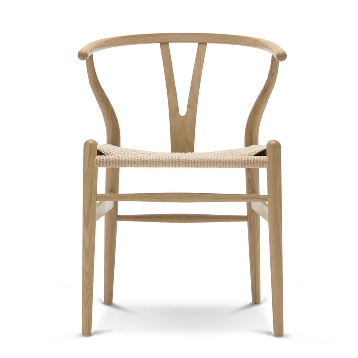 CH24 Wishbone Chair from Carl Hansen in oak soaped / natural wickerwork