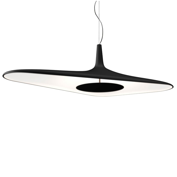 Soleil Noir Pendant Lamp by Luceplan in Black / White