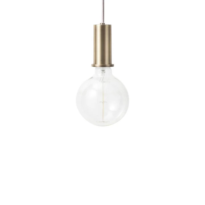 Socket pendant Low, brass from Ferm Living
