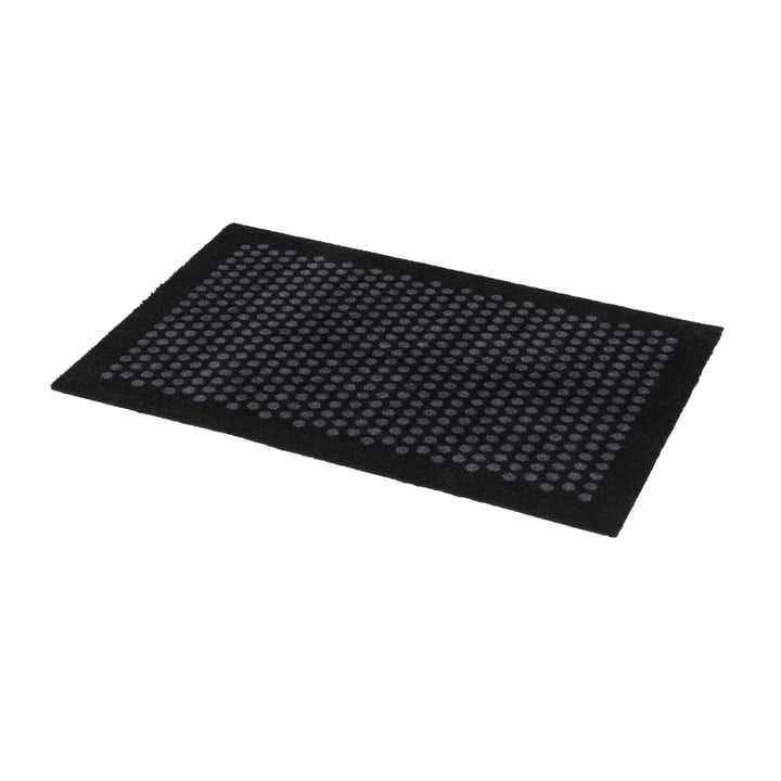 The tica copenhagen - Dot Doormat in black / gray, 60 x 90 cm