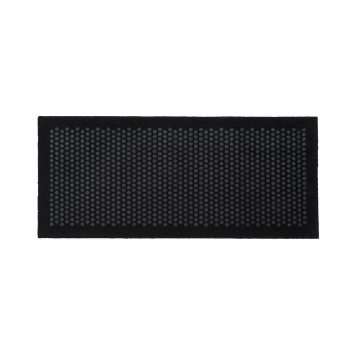 Dot Doormat 67 x 150 cm from tica copenhagen in black / gray