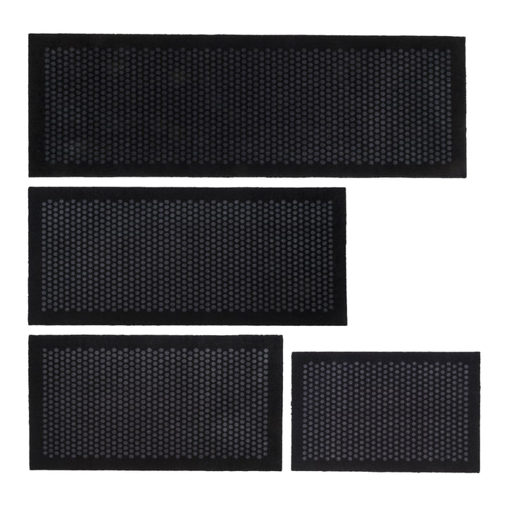 The tica copenhagen - Dot Doormat in black / gray