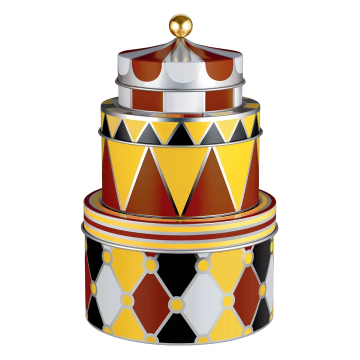Circus All-purpose Tins (Set of 3) by Alessi