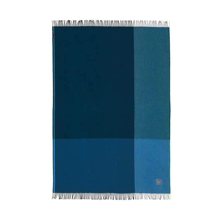 Colour Block Blanket by Vitra in Blue