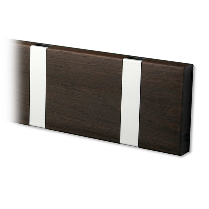 Knax coat rack from LoCa in oak tabac oiled / grey