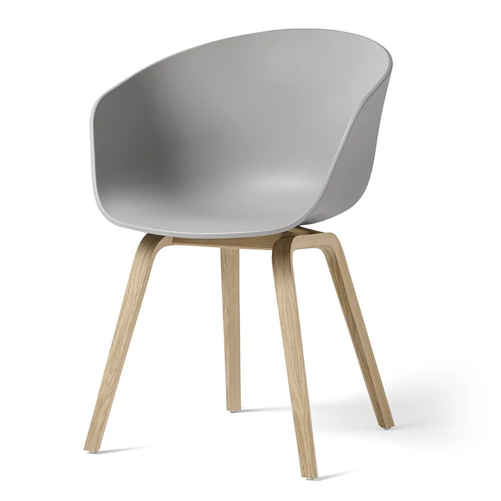 About A Chair AAC 22 from HAY in matt lacquered oak / concrete grey