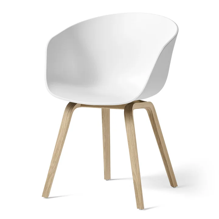 About A Chair AAC 22 from HAY in matt lacquered oak / white