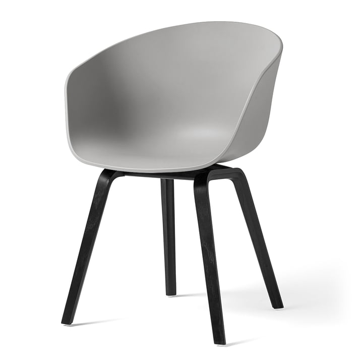 About A Chair AAC 22 from Hay in oak black stained / concrete grey