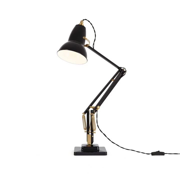 Original 1227 Brass table lamp from Anglepoise in Deep Slate