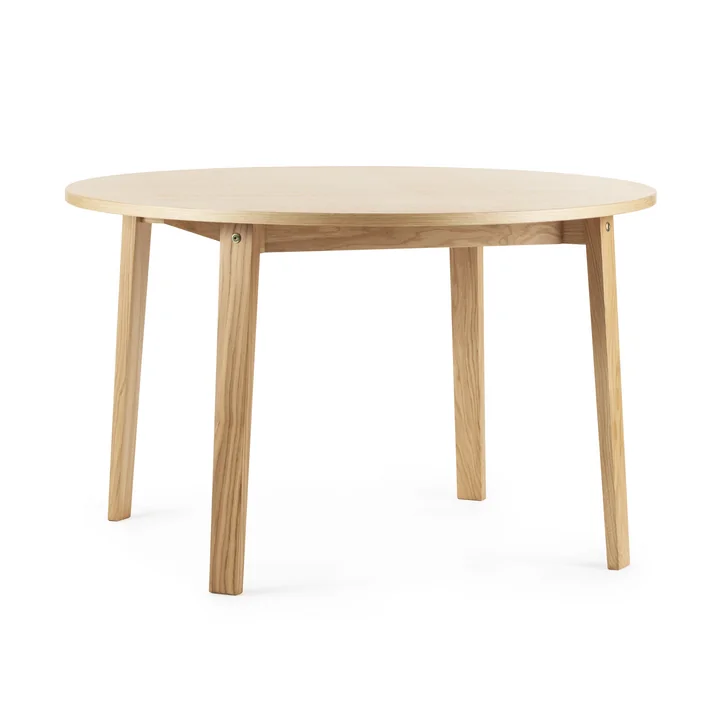 Slice table wood Ø 120 cm by Normann Copenhagen in oak