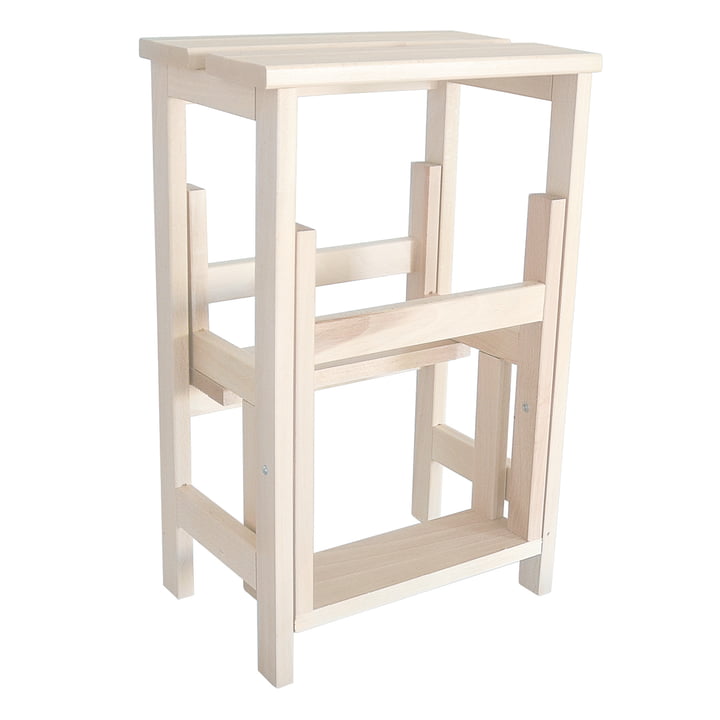 Step Stool from Radius Design made of beech wood in white