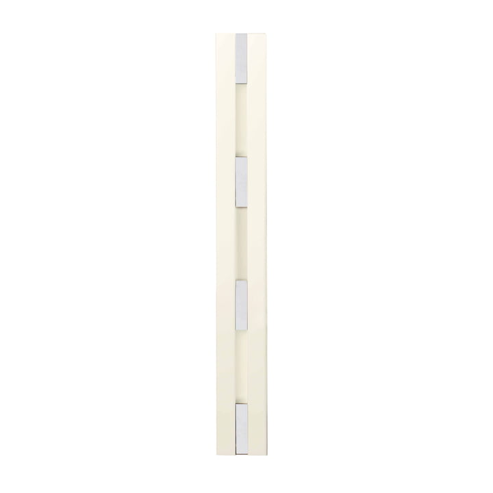 Knax Vertical 4 coat hooks by LoCa in white
