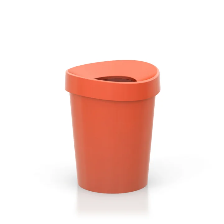 Happy Bin, Small by Vitra in Poppy Red