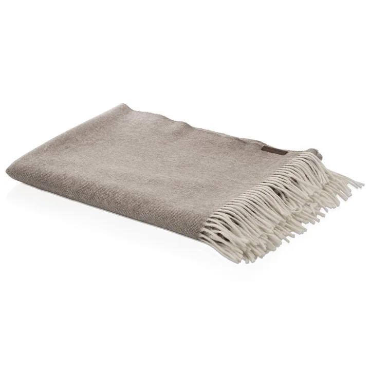 Cashmere Throw 120 x 190 cm by Fritz Hansen in Light Brown