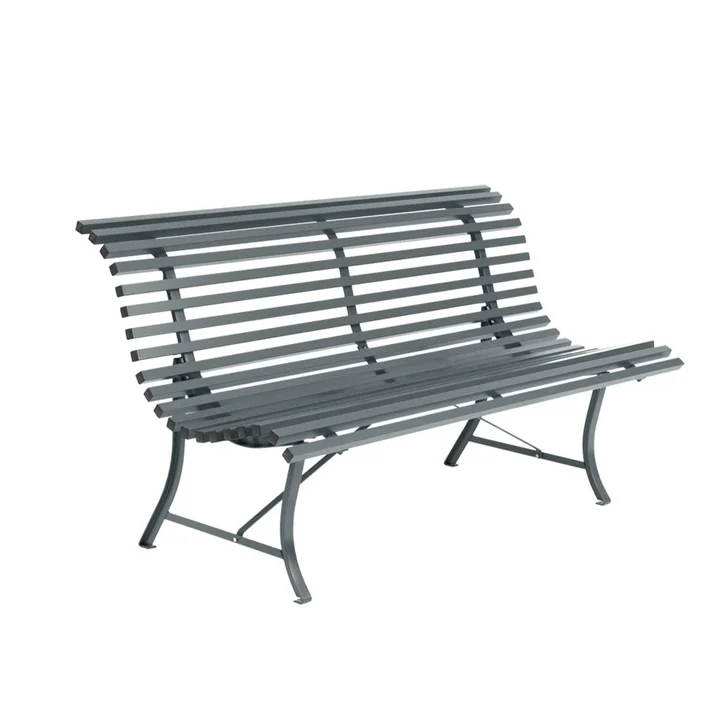 Louisiane bench 150 cm from Fermob in thunderstorm gray