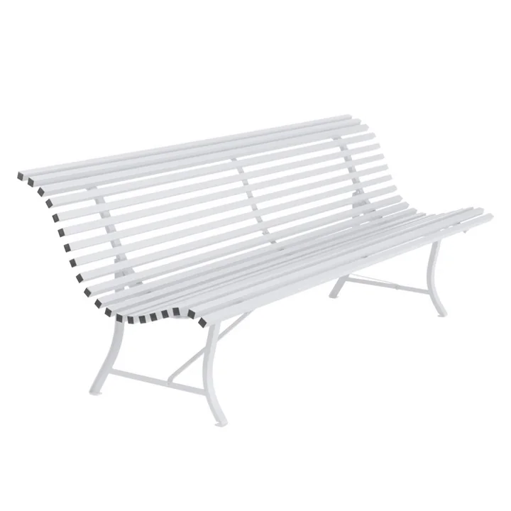 Louisiane Bench 200 cm from Fermob in cotton white