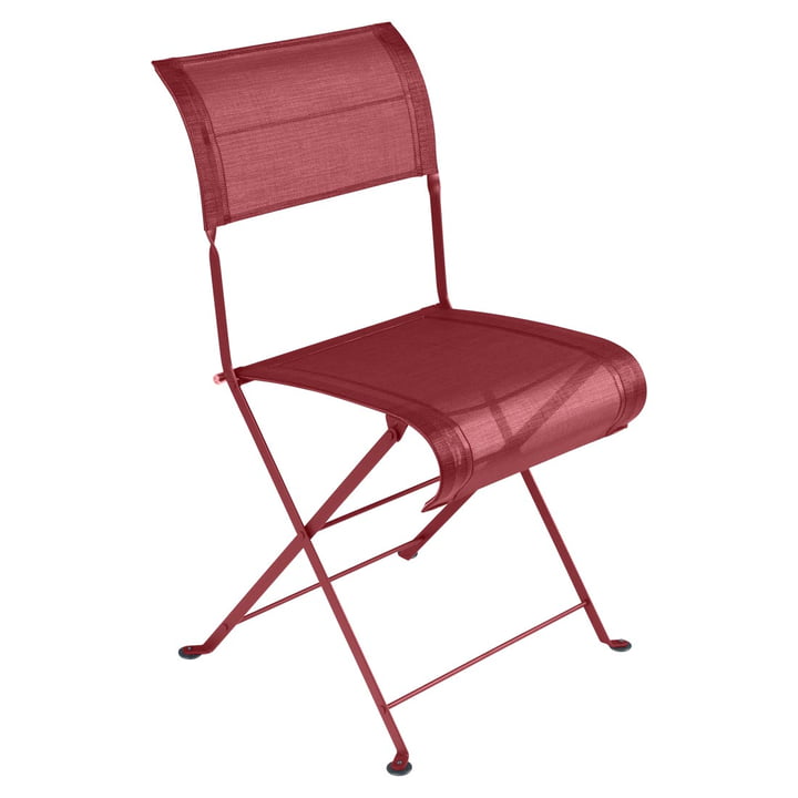 Dune Folding chair from Fermob in Chili