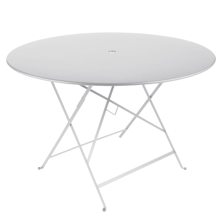 Bistro Folding table Ø 117 cm from Fermob in cotton white