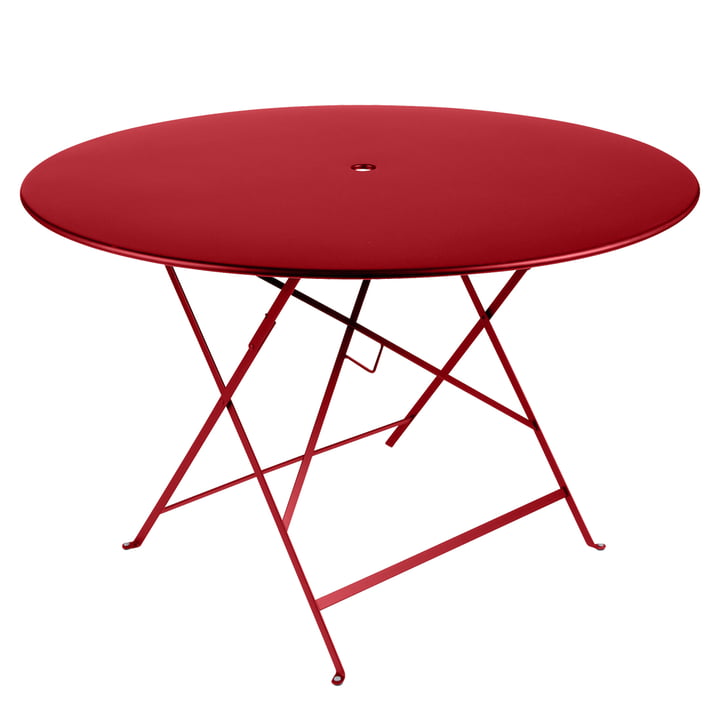 Bistro Folding table Ø 117 from Fermb in poppy red