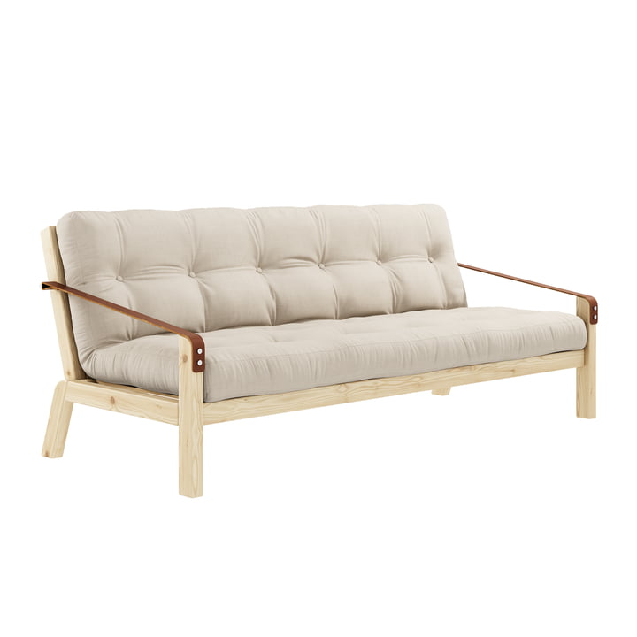 Poetry Sofa from Karup Design in natural pine / beige