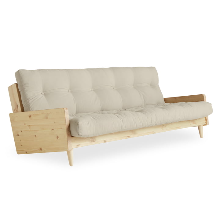 Indie Sofa from Karup Design in pine nature / beige
